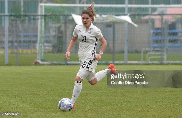 Pauline Berning of Germany women's U16 in action during the 2nd Female Tournament 'Delle Nazioni' match between Germany U16 and Italy U16 at Stadio...