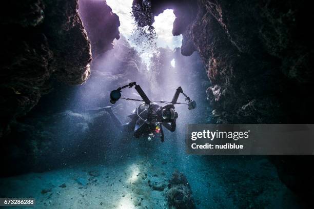 underwater phtographer - undersea exploration stock pictures, royalty-free photos & images