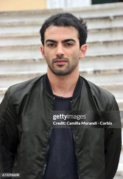 Primo Reggiani attends a photocall for 'La Ragazza Dei Miei Sogni' on April 26, 2017 in Rome, Italy.