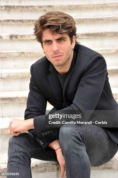 Marco Rossetti attends a photocall for 'La Ragazza Dei Miei Sogni' on April 26, 2017 in Rome, Italy.