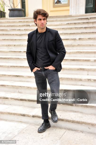 Marco Rossetti attends a photocall for 'La Ragazza Dei Miei Sogni' on April 26, 2017 in Rome, Italy.