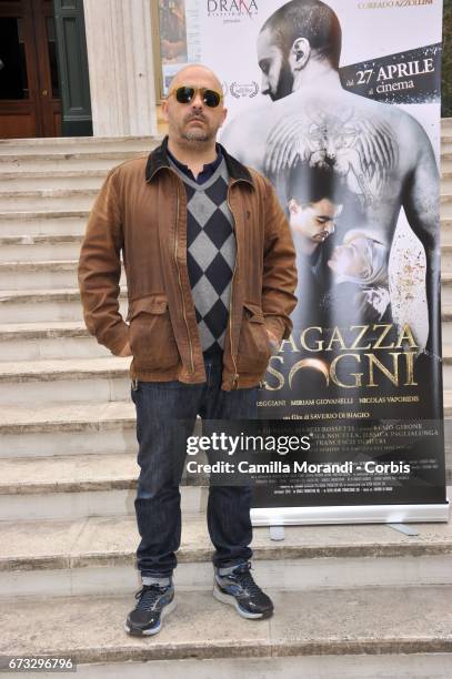 Saverio Di Biagio attends a photocall for 'La Ragazza Dei Miei Sogni' on April 26, 2017 in Rome, Italy.