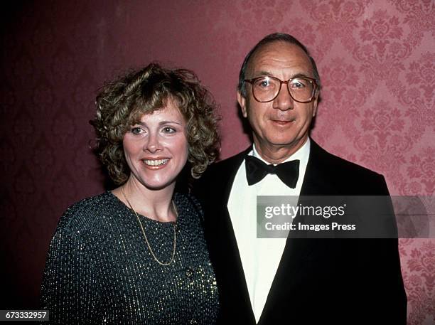 Neil Simon and wife Diane Lander circa 1990 in New York City.