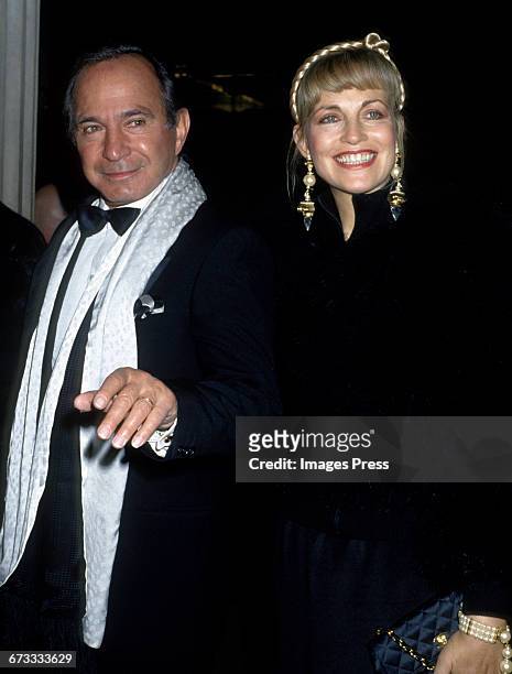 Ben Gazzara and wife Elke Stuckmann attend the 1992 Metropolitan Museum of Art's Costume Institute Gala circa 1992 in New York City.
