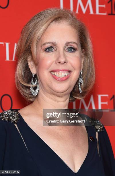 Managing Editor for Time magazine, Nancy Gibbs attends the Time 100 Gala at Frederick P. Rose Hall, Jazz at Lincoln Center on April 25, 2017 in New...