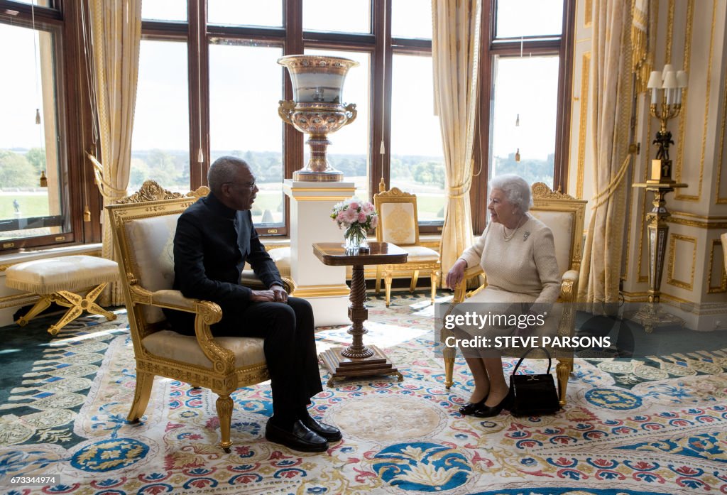 BRITAIN-GUYANA-ROYALS-DIPLOMACY