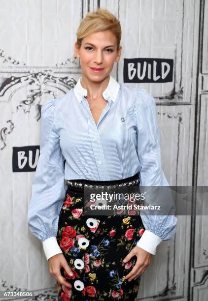 Author Jessica Seinfeld discusses her cookbook 'Food Swings' at Build Studio on April 26, 2017 in New York City.