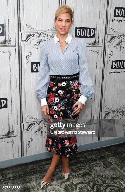 Author Jessica Seinfeld discusses her cookbook 'Food Swings' at Build Studio on April 26, 2017 in New York City.