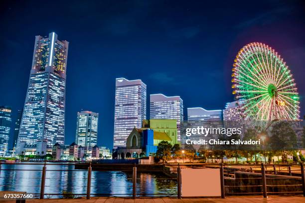 yokohama minato mirai, japan - minato mirai imagens e fotografias de stock