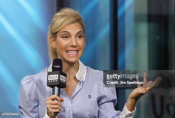 Jessica Seinfeld attends the Build series to discuss "Food Swings" at Build Studio on April 26, 2017 in New York City.