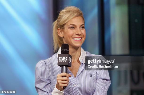 Jessica Seinfeld attends the Build series to discuss "Food Swings" at Build Studio on April 26, 2017 in New York City.