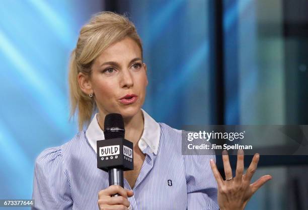 Jessica Seinfeld attends the Build series to discuss "Food Swings" at Build Studio on April 26, 2017 in New York City.