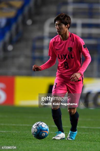 Shoma Doi of Kashima Antlers in action during the AFC Champions League Group E match between Ulsan Hyundai FC v Kashima Antlers at the Ulsan Munsu...