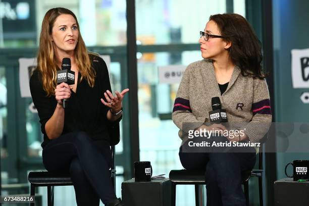 Dr. Kate Biberdorf and Nicole Hernandez Hammer attend the Smart Girls Panel at Build Studio on April 26, 2017 in New York City.