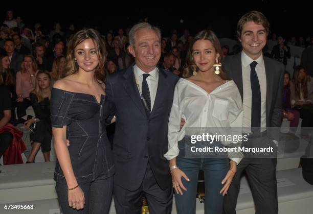 Gabirela Palatchi Gallardo, Alberto Palatchi Ribera, Marta Palatchi Gallardo and Alberto Palatchi Gallardo attend the Studio St. Patrick show during...