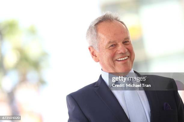 Wolfgang Puck attends the ceremony honoring him with a Star on The Hollywood Walk of Fame held on April 26, 2017 in Hollywood, California.