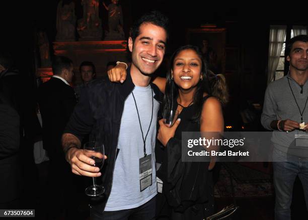 Co-founder of Periscope Kayvon Beykpour and Priyanka Jain attend the Kairos Society Global Summit Welcome Dinner At The Rockefeller Family Estate on...