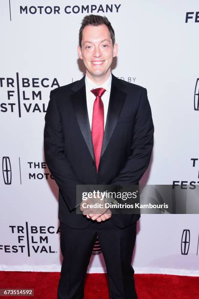 Editor Marc Hoeferlin attends the "Whitney. 'can I be me'" Premiere during 2017 Tribeca Film Festival on April 26, 2017 in New York City.