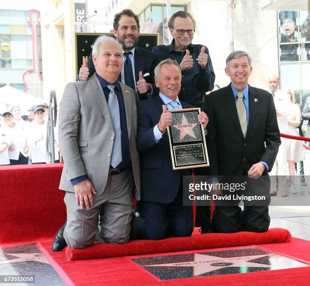 Hollywood Chamber of Commerce Chair of the Board Jeff Zarrinnam, director Brett Ratner, chef Wolfgang Puck, TV host Larry King and Hollywood Chamber...