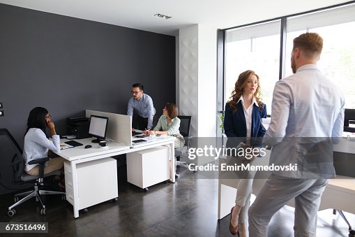 High Resolution People Work Young Startup Business People Working In Modern Office High-Res Stock ...