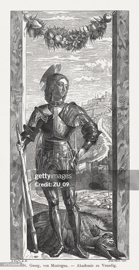 Saint George, painted (c.1460) by Andrea Mantegna, Venice, Italy