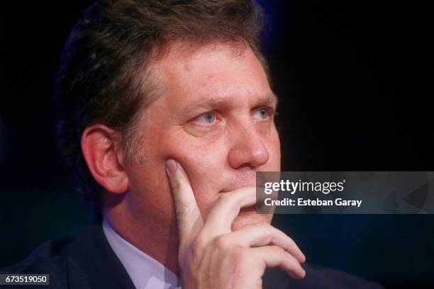 President Alejandro Dominguez looks on during the 67th CONMEBOL Congress at Sheraton Hotel on April 26, 2017 in Santiago, Chile.