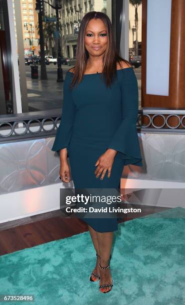 Actress/host Garcelle Beauvais poses at Hollywood Today Live at W Hollywood on April 26, 2017 in Hollywood, California.