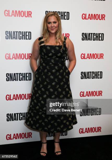 Amy Schumer attends a special screening of "Snatched" at The Soho Hotel on April 26, 2017 in London, England.