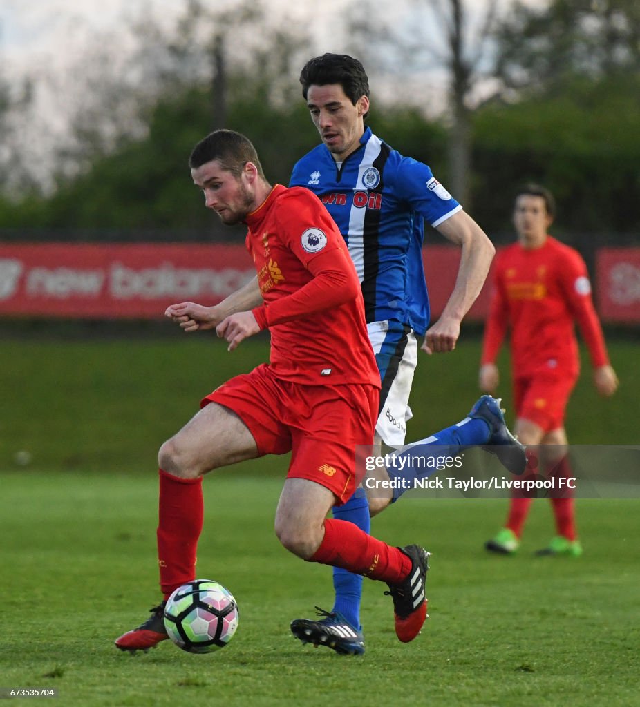 Liverpool U23 v Rochdale: Lancashire Senior Cup Semi-Final