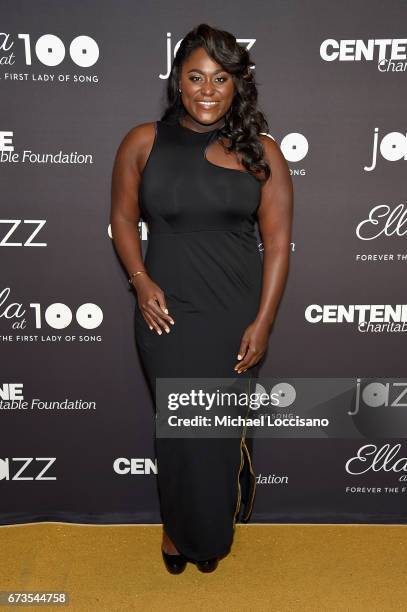 Actress Danielle Brooks attends the Jazz at Lincoln Center 2017 Gala "Ella at 100: Forever the First Lady of Song" on April 26, 2017 in New York City.