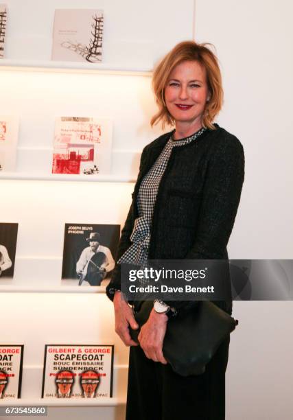 Julia Peyton Jones attends the opening of Galerie Thaddaeus Ropac London on April 26, 2017 in London, England.
