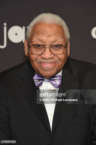 Pianist Ellis Marsalis attends the Jazz at Lincoln Center 2017 Gala "Ella at 100: Forever the First Lady of Song" on April 26, 2017 in New York City.