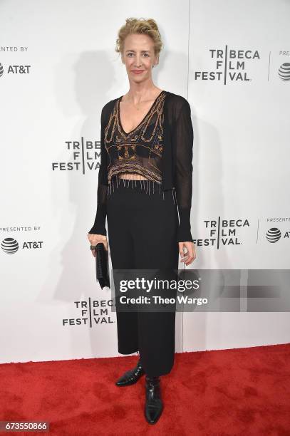 Janet McTeer attends the "The Exception" Premiere - 2017 Tribeca Film Festival at the BMCC Tribeca PAC on April 26, 2017 in New York City.