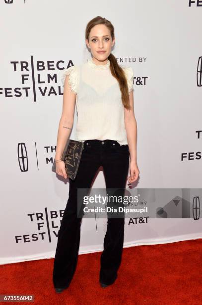 Actor Carly Chaikin attends the "Buster's Mal Heart" Premiere during 2017 Tribeca Film Festival on April 26, 2017 in New York City.