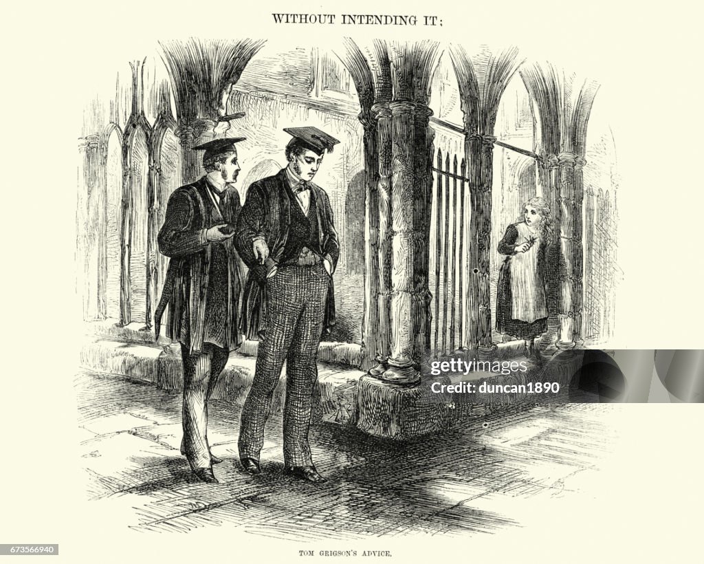 Victorian university students, 19th Century