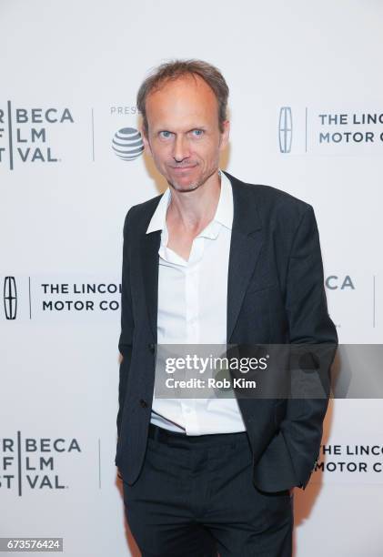 Julian Rosefeldt attends the premiere of "Manifesto" during the 2017 Tribeca Film Festival at Spring Studios on April 26, 2017 in New York City.