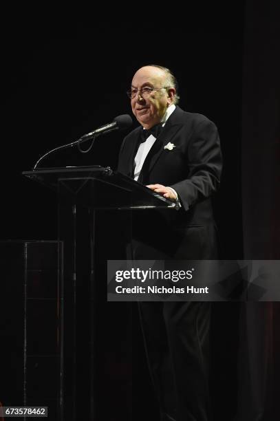 Chairman Robert Appel speaks onstage at the Jazz at Lincoln Center 2017 Gala "Ella at 100: Forever the First Lady of Song" on April 26, 2017 in New...