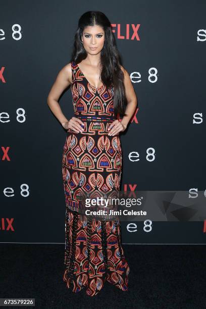 Tina Desai attend the Season 2 Premiere of Netflix's "Sense8" at AMC Lincoln Square Theater on April 26, 2017 in New York City.