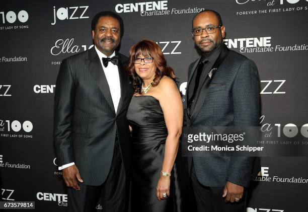 Honorees David Steward and Thelma Steward attend the 2017 Jazz At Lincoln Center Gala: Ella At 100: Forever The First Lady of Song at Frederick P....