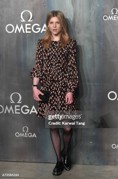 Clemence Poesy attends the Lost In Space event to celebrate the 60th anniversary of the OMEGA Speedmaster at the Tate Modern on April 26, 2017 in...