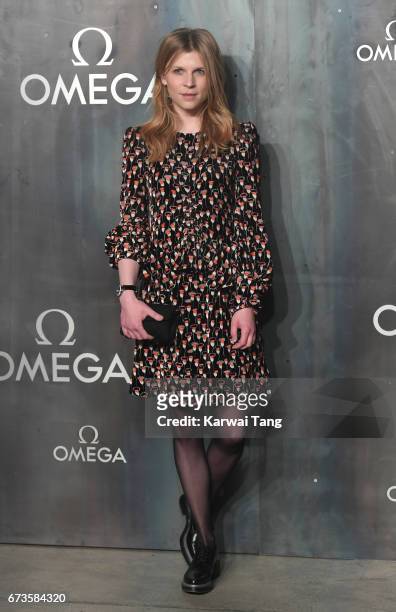 Clemence Poesy attends the Lost In Space event to celebrate the 60th anniversary of the OMEGA Speedmaster at the Tate Modern on April 26, 2017 in...