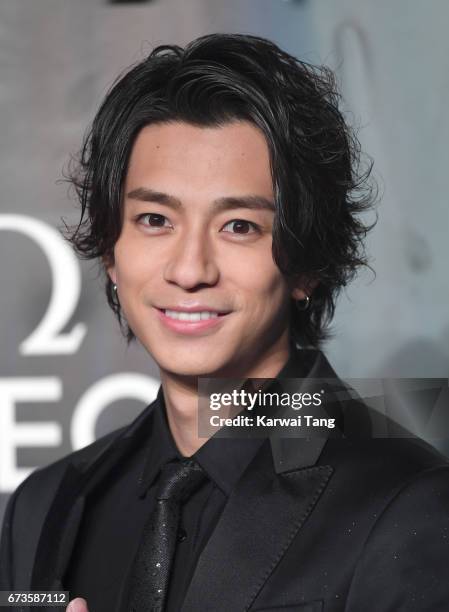 Shohei Miura attends the Lost In Space event to celebrate the 60th anniversary of the OMEGA Speedmaster at the Tate Modern on April 26, 2017 in...