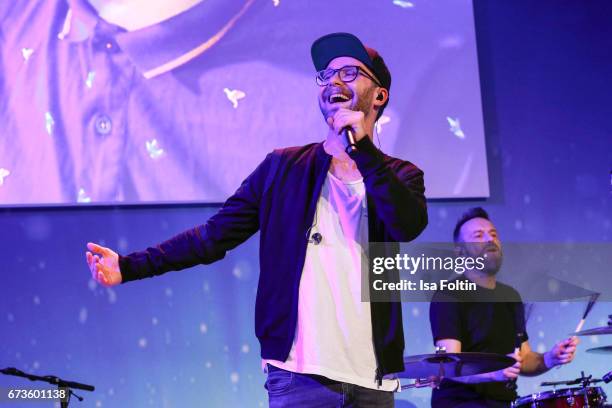 Mark Forster during the German Computer Games Award 2017 at WECC on April 26, 2017 in Berlin, Germany.