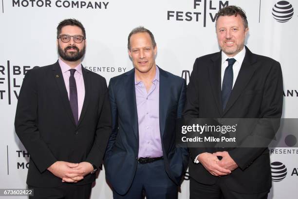 National Geographic Channel President of Original Programming & Production, Executive producer Tim Pastore and directors Sebastian Junger and Nick...