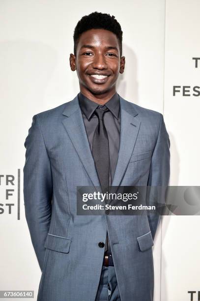 Mamoudou Athie attends "The Circle" premiere during the 2017 Tribeca Film Festival at BMCC Tribeca PAC on April 26, 2017 in New York City.