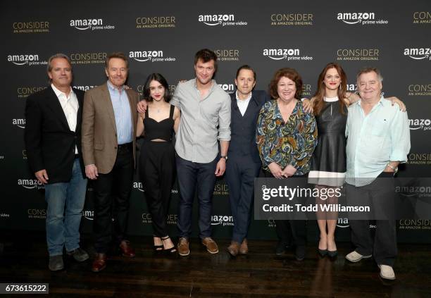 Executive Producer Graham Yost, Bryan Cranston, Libe Barer, Shane McRae;, Giovanni Ribisi, Margo Martindale, Marin Ireland and Peter Gerety attend...