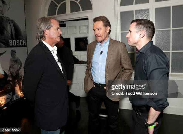 Executive Producer Graham Yost, actor Bryan Cranston and Amazon Studios' Brian Harvey attend Amazon original series "Sneaky Pete" Emmy FYC Screening...