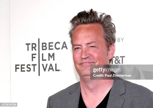 Actor Matthew Perry attends 2017 Tribeca Film Festival - "The Circle" the at BMCC Tribeca PAC on April 26, 2017 in New York City.