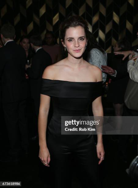 Emma Watson attends the afterparty for 'The Circle' during the 2017 Tribeca Film Festival at American Cut Tribeca on April 26, 2017 in New York City.