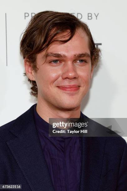 Ellar Coltrane attends the premiere of "The Circle" during the 2017 Tribeca Film Festival at Borough of Manhattan Community College on April 26, 2017...